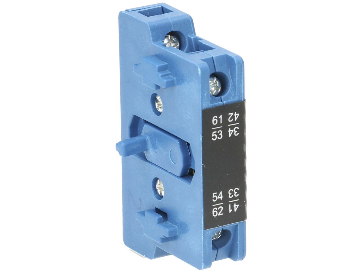 Hilfskontakt K&N, 1S/1Ö 10A, für Bauform E und Gehäuse zu KG20…KG32