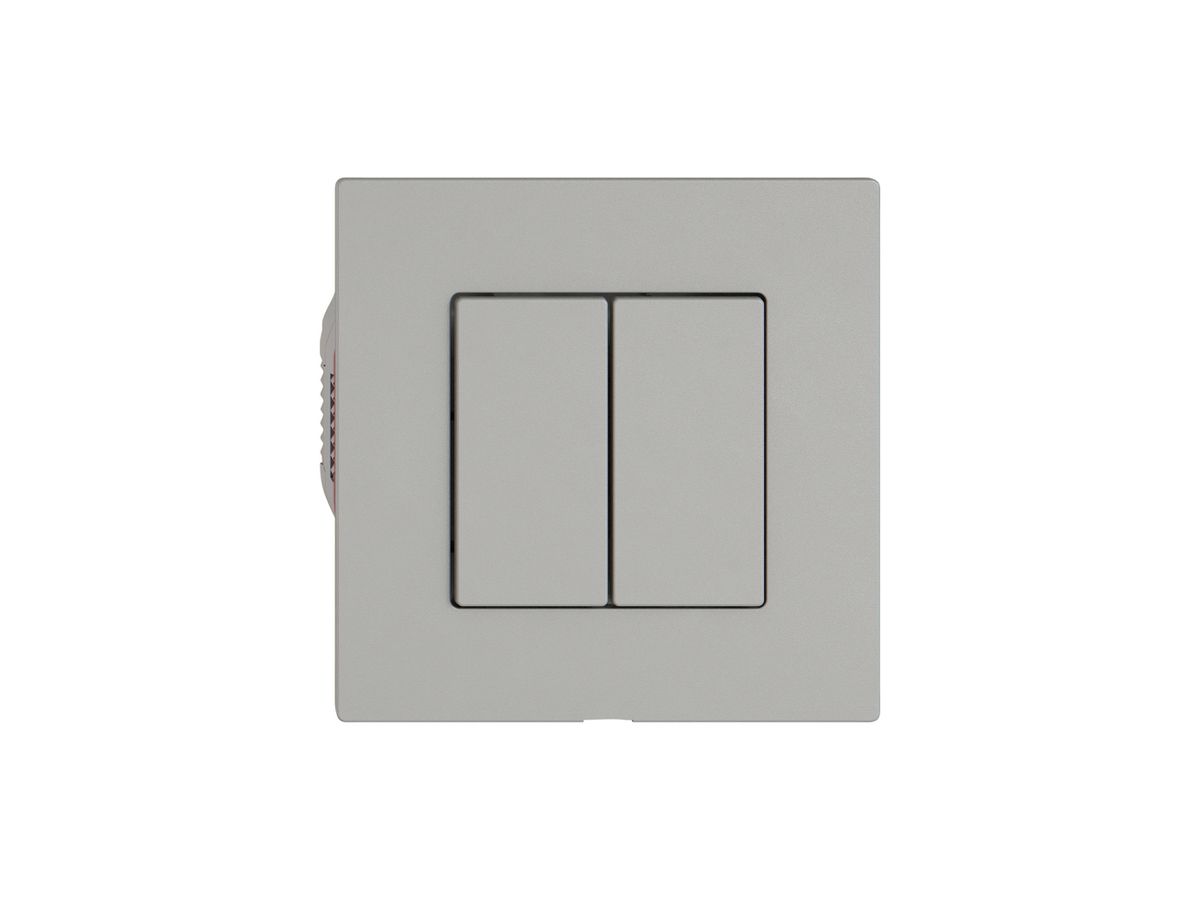 Druckschalter EDIZIO.liv Wiser SNAPFIX® 2 Kanal 2 Tasten hgu