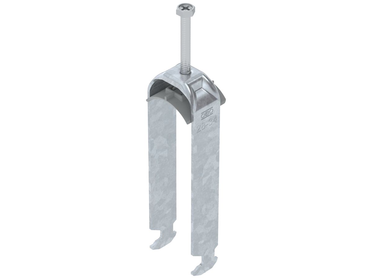 Schnellverleger BET 2056 H-Fuss Kunststoff 28…34mm 3×Kabel Stahl tfZn