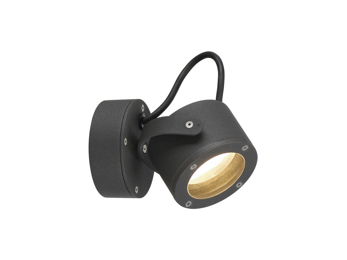 Wandleuchte SLV SITRA 360, GX53 9W IP44 anthrazit