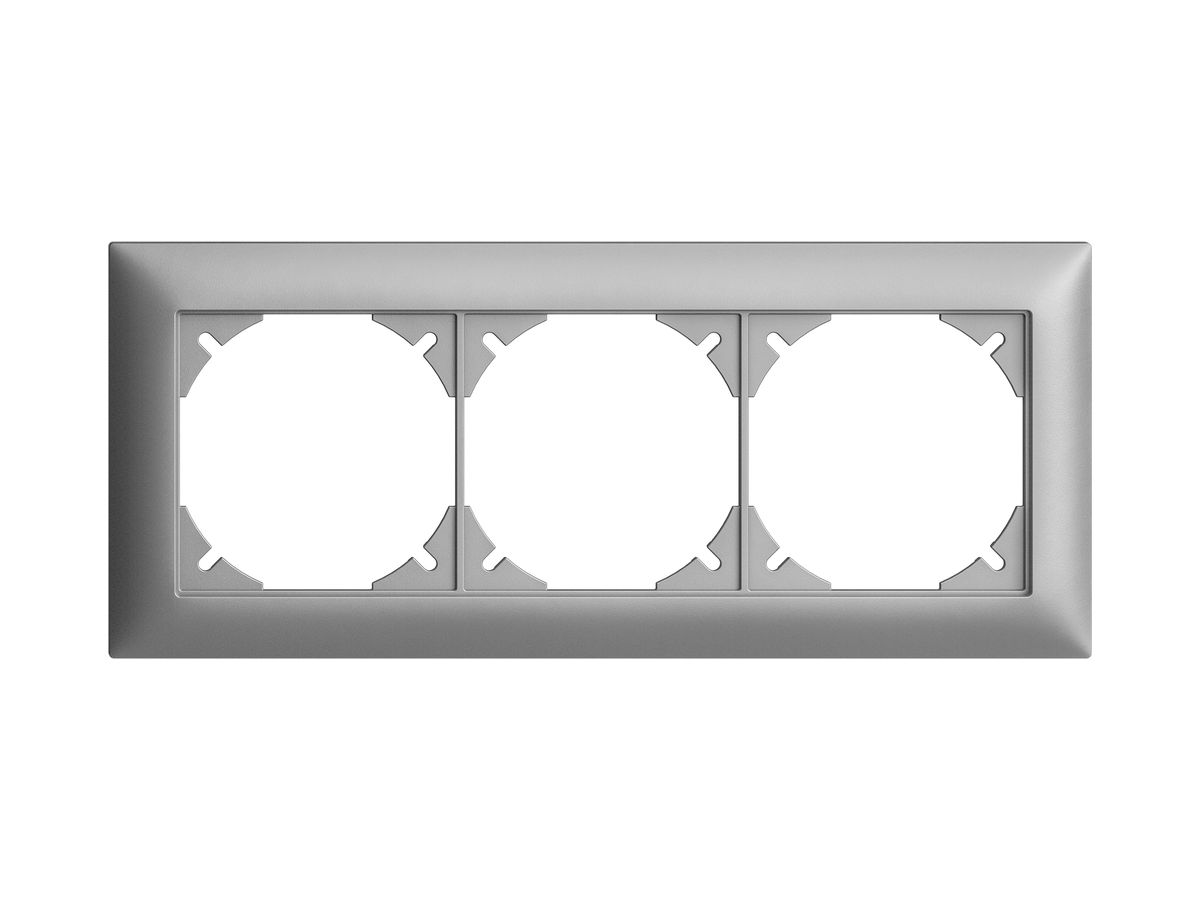 UP-Kopfzeile EDIZIOdue 1×3 silver