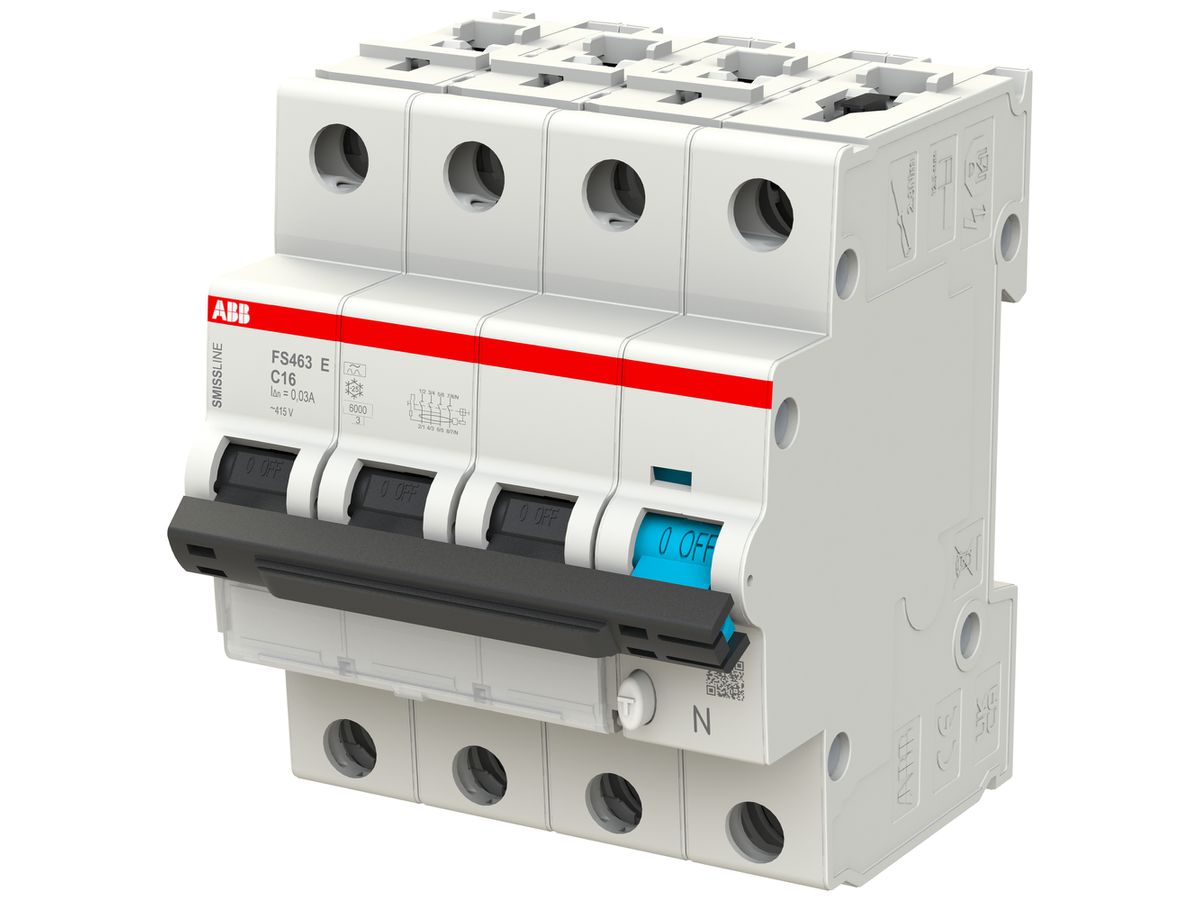 FI/LS-Schalter ABB FS463E SMISSLINE CL C-16A/30mA 3LN 6kA Typ A