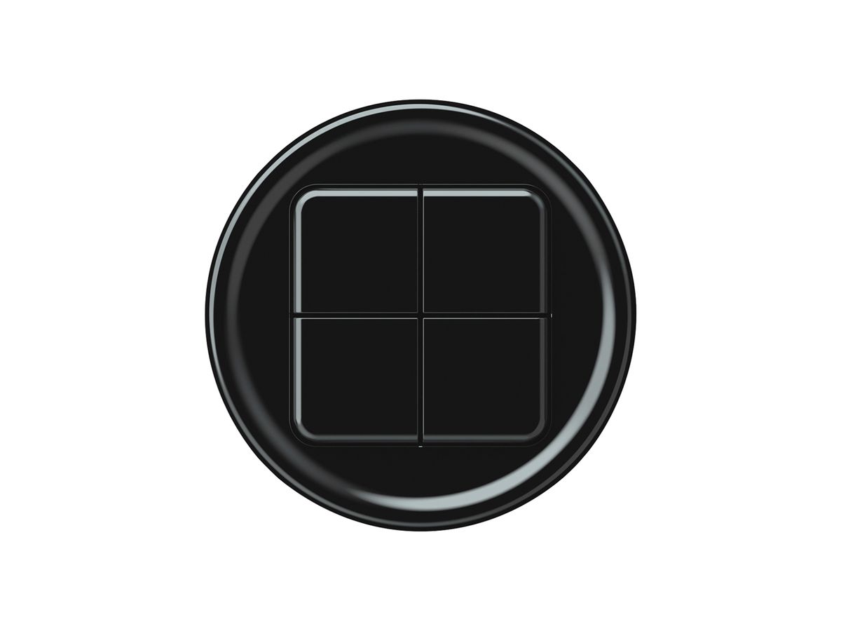 Frontset origin Schutzabdeckung für KNX-Taster 4× schwarz