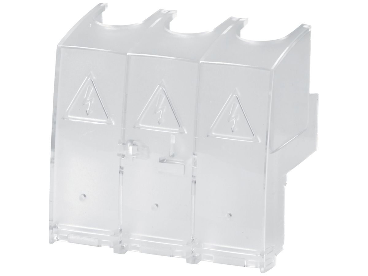 Klemmenabdeckung Eaton TS3R9CV 3-polig 26×30×53mm Kunststoff transparent