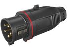 Stecker CEE NEO 5P 32A 380…415V 6h rot IP54 schraublose Klemme