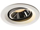 LED-Downlight SLV NUMINOS MOVE M 17.5W 1550lm 2700K 55° DIM Ø135×81mm ws/Cr