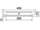Deckel BET RAAD zu T-Abgang 400mm Edelstahl A4 blank