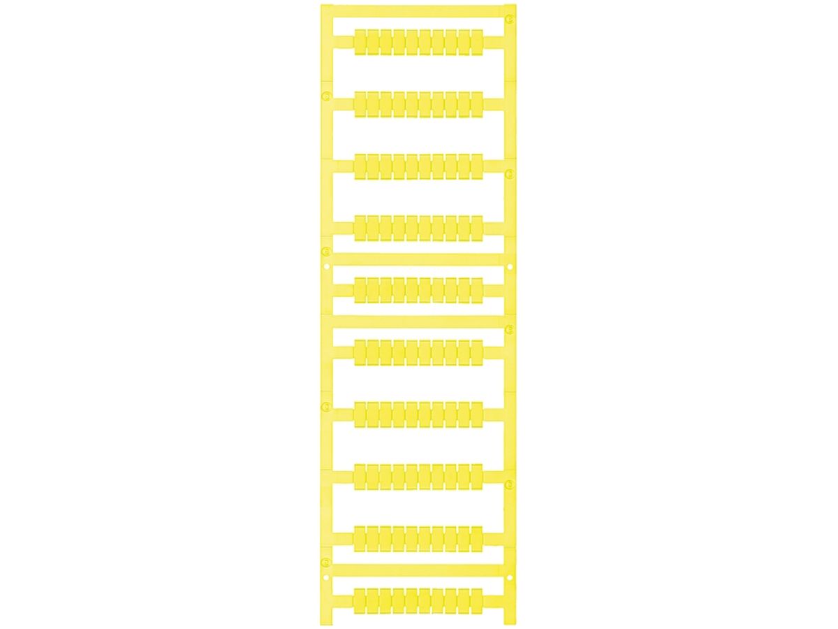 Klemmenmarkierer Weidmüller MultiFit 9×5mm WAGO/Legrand PA66 gelb