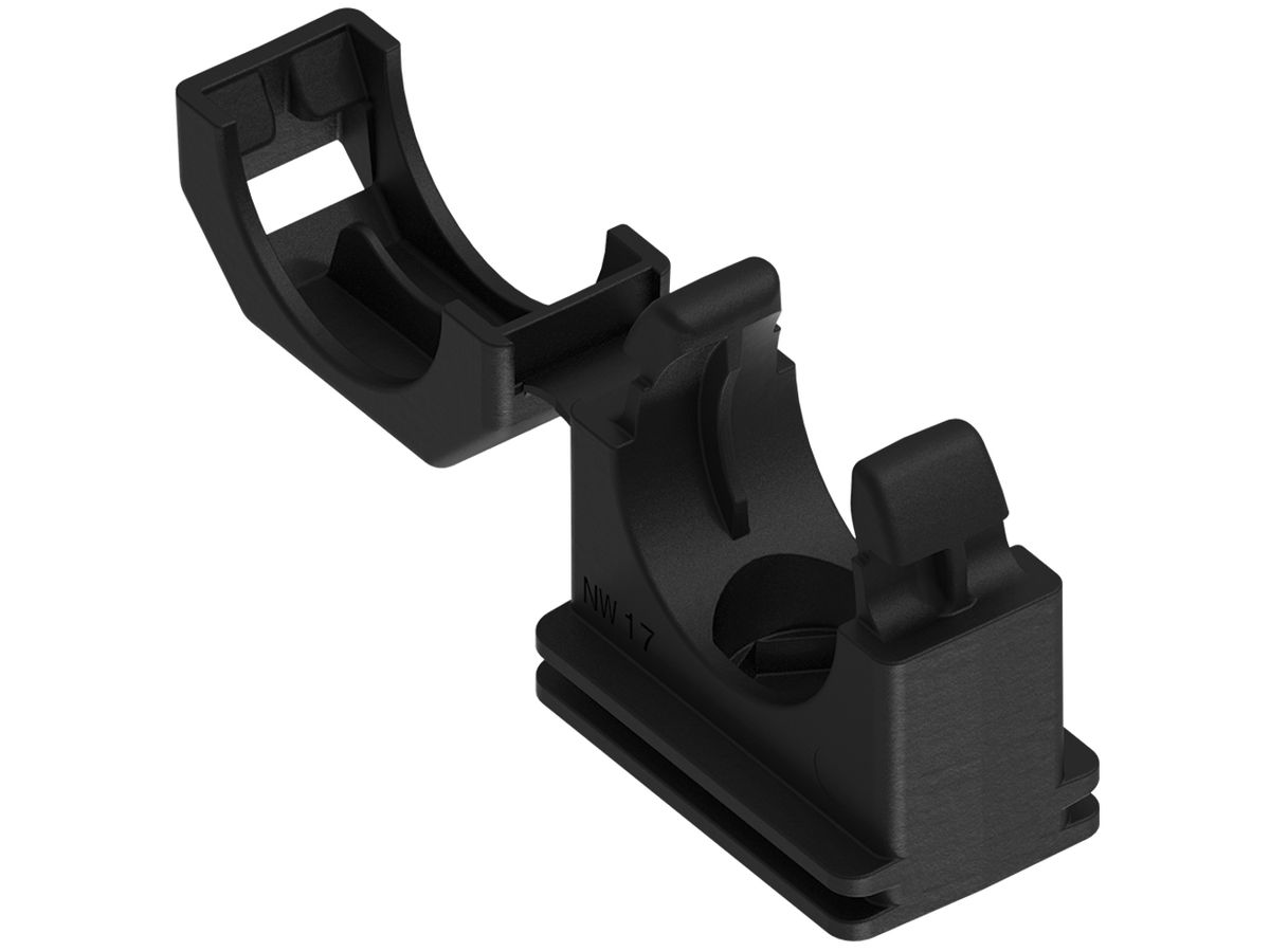Rohrhalter Plica FIPLOCK Nennweite 12 schwarz