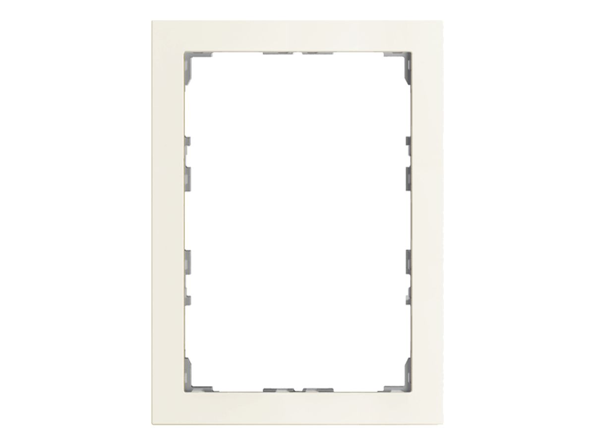 Abdeckrahmen 3×2 Touchpanel II KNX Prestige Aluminium weiss