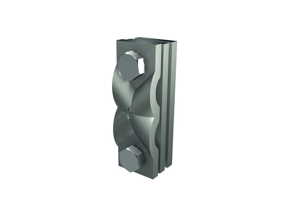 Kreuzklemme Flury AV 46 Inox A2, für Draht/Band, Ø 6…8mm