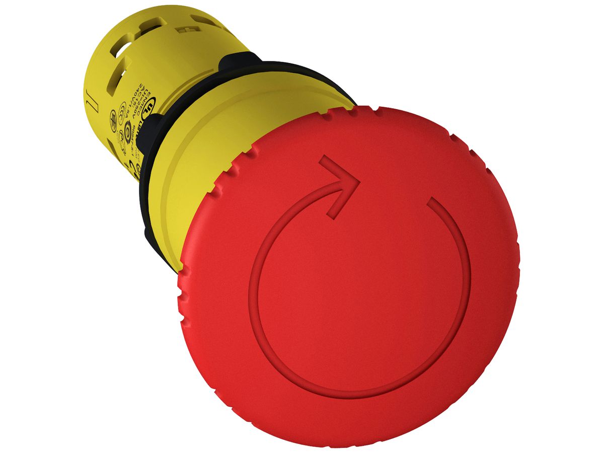 EB-Not-Aus-Schalter Harmony XB7 1NC Ø40mm Ø22.5mm IP65/IP67