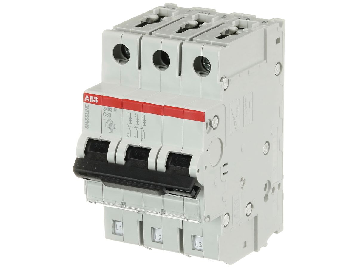 Leitungsschutzschalter SMISSLINE TP S 3×63A C 10kA