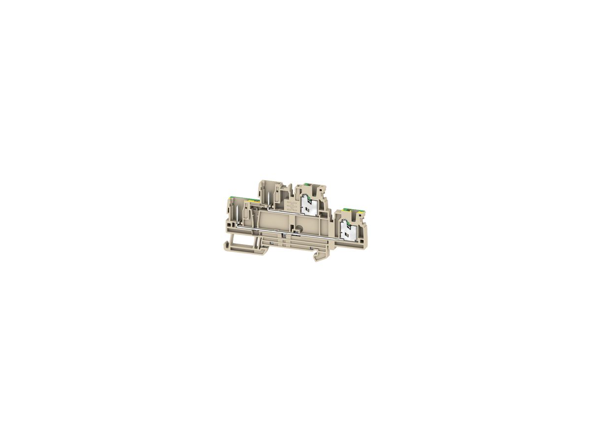 Durchgangs-Reihenklemme WM SPGTB 2.5 2T FT-PE 4C/2 2.5mm² 2×2 DIN35 be