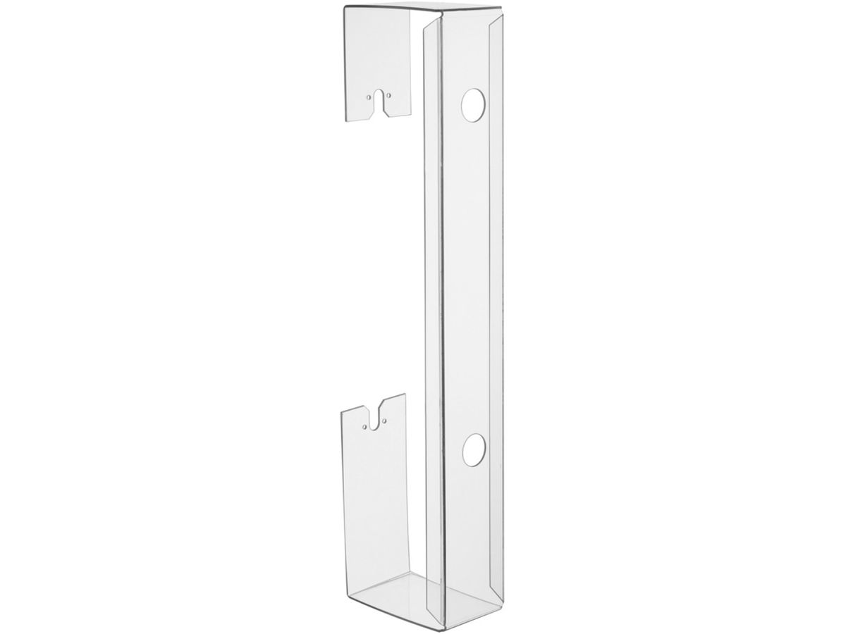 Abdeckung Hager Einbautiefe 100mm DIN00 für Sammelschiene 100/185mm transparent