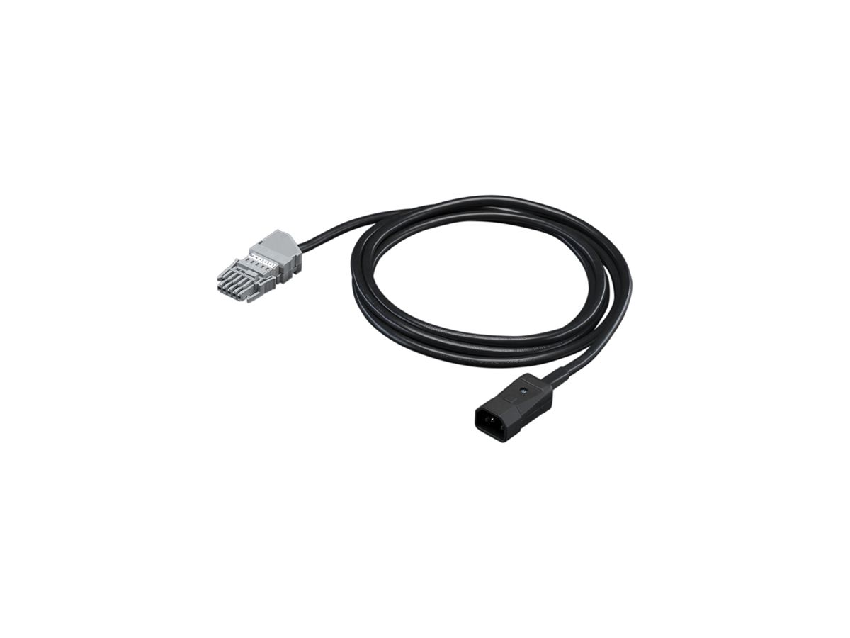 Anschlusskabel Rittal DK 7856.027 C14/WAGO X-COM 230V 3P 10A PVC schwarz 3m