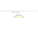 LED-Leuchte SLV PANEL TRACK round 18W 1800lm 3000K 1-Ph.-Adapter weiss