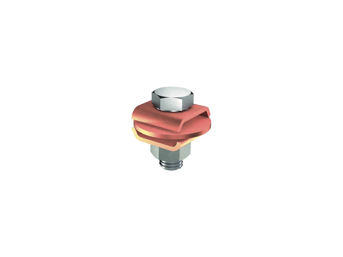 Kreuzverbinder Flury AV 2 für Drähte, CuNiSi, Ø 6…8mm