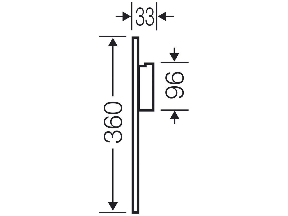 Belüftungsflansch Hensel FP BF 36 für Gehäusewand 3 ENYSTAR 360mm