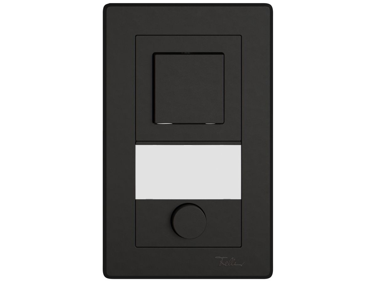 UP-Kombination EDIZIO.liv SNAPFIX® 2×1 156×96mm Sch 3/1L+Schliesser 1L schwarz