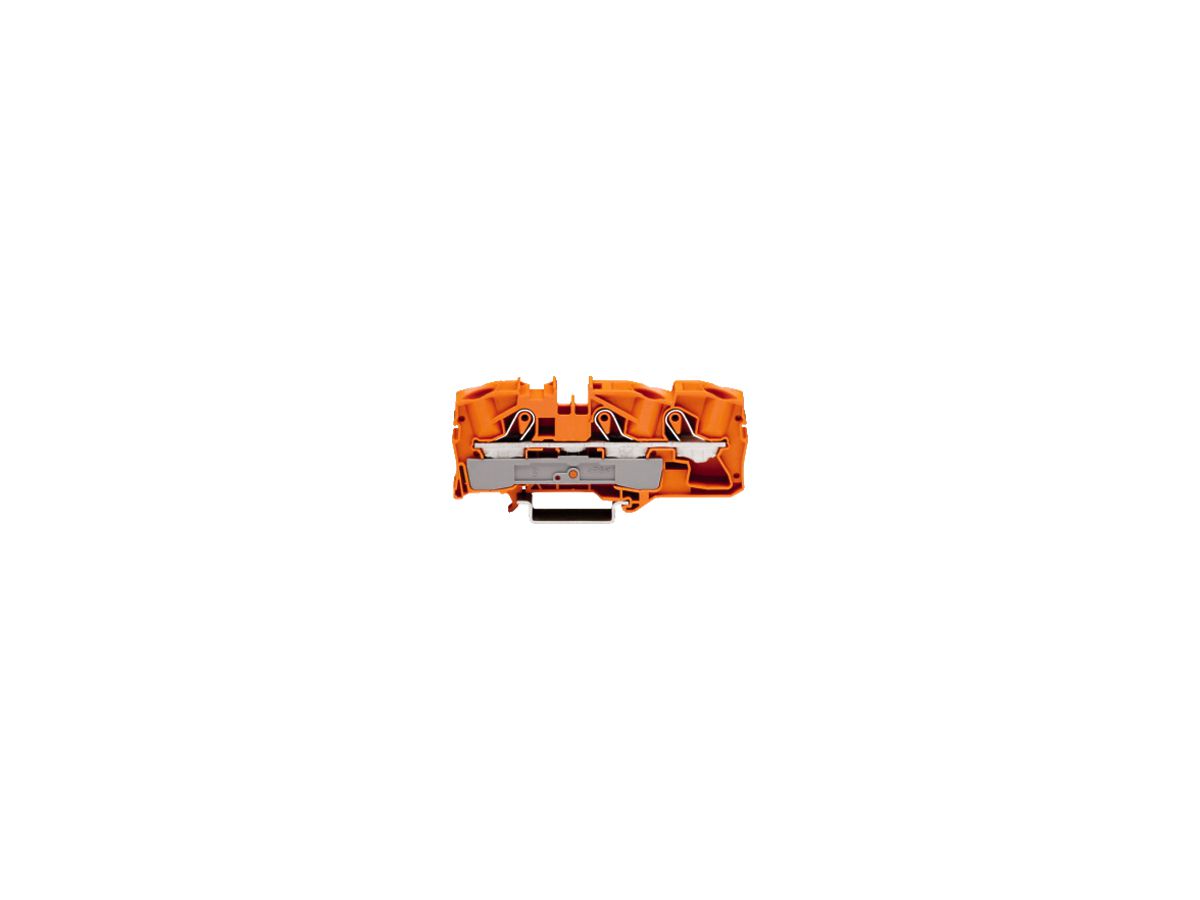 Durchgangsklemme WAGO TOPJOB-S 16mm² 3L orange Serie 2016