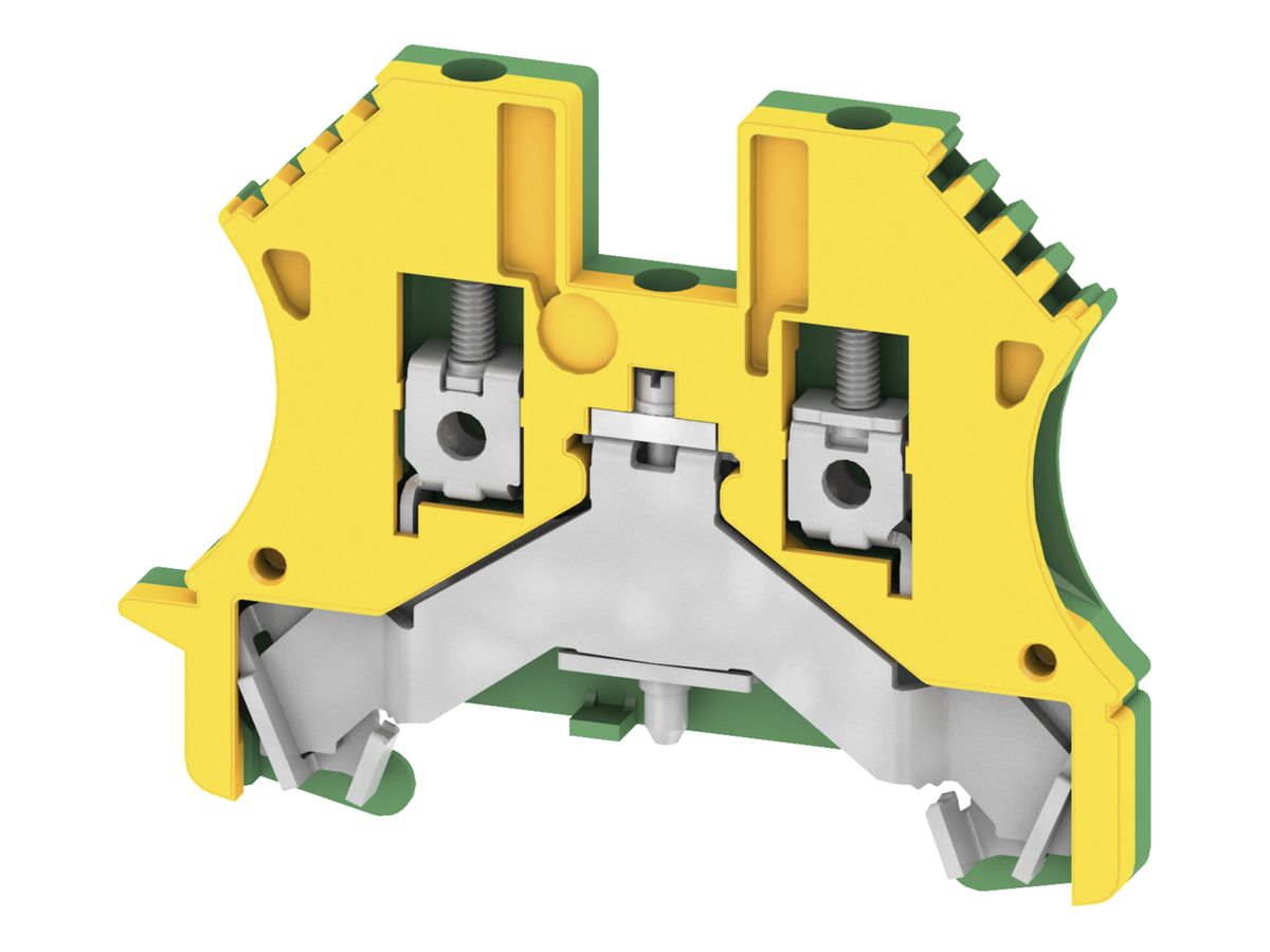 Schutzleiter-Reihenklemme 0.5…4mm² TH35/G32 grün/gelb