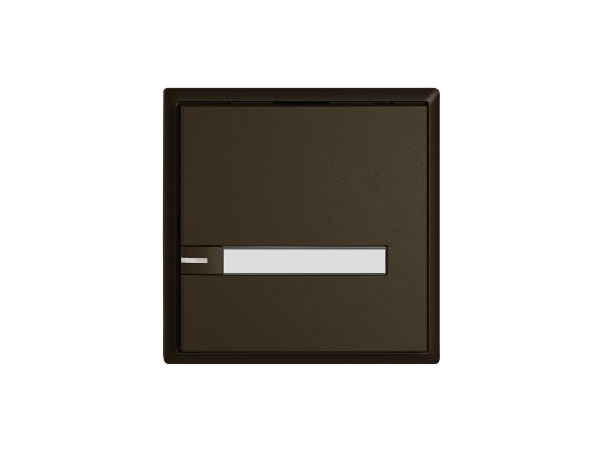 KNX-Taster RGB EDIZIO.liv SNAPFIX® Temperaturfüh.RGB-LED Pap.1×T 1-Tbed.br