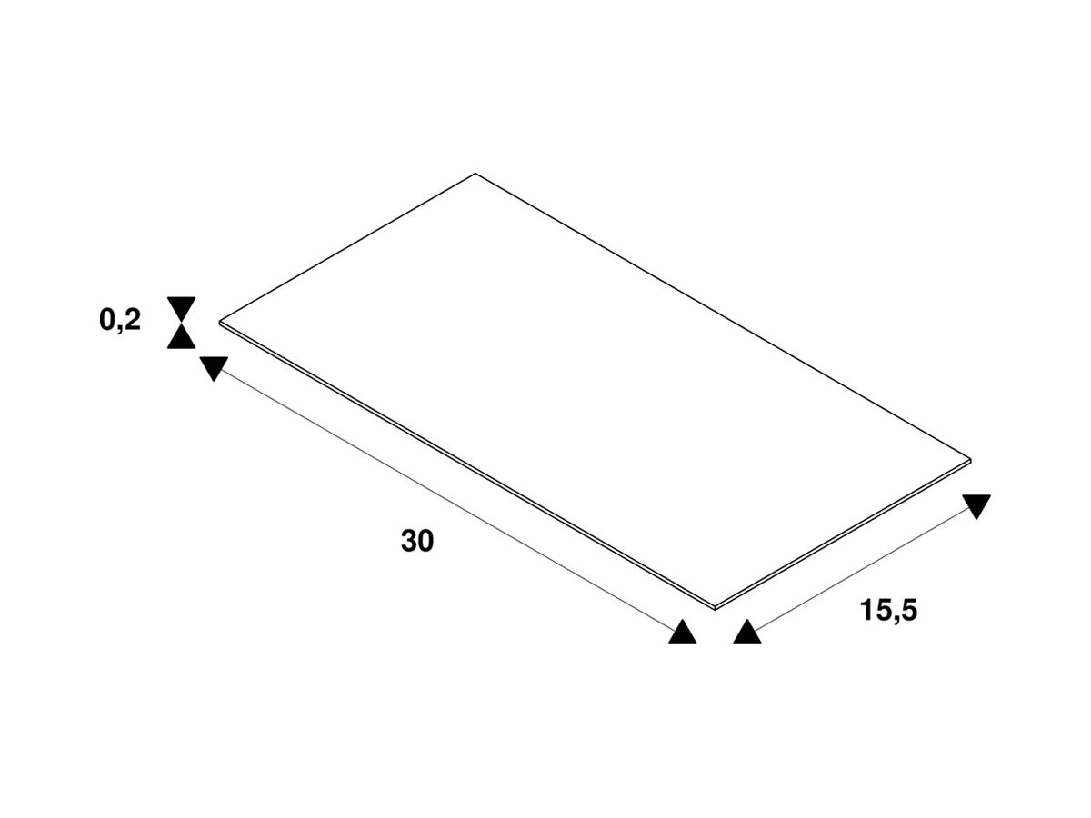 Piktogramm-Set SLV P-LIGHT Ausgang links/rechts/oben/unten 300×155mm