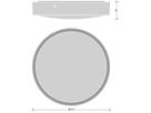 LED-Decken-/Wandleuchte LEDVANCE BULKHEAD ROUND 17W 2270lm 830/840 IP65 schwarz