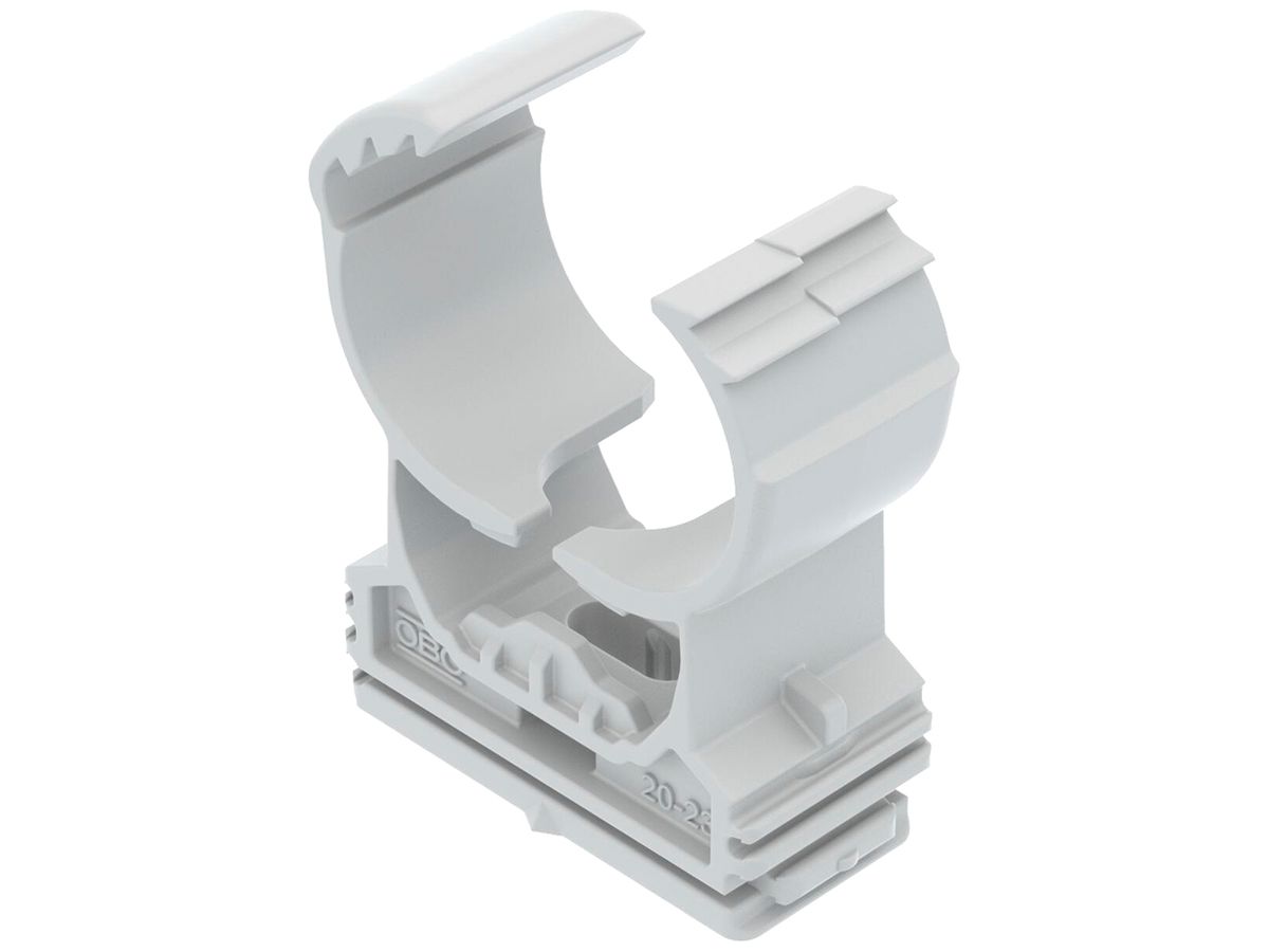 Rohrschelle BET proQuick PQ-20 LGR Ø19.5…23.5mm 1 Schraubloch PA -15…60°C lgu