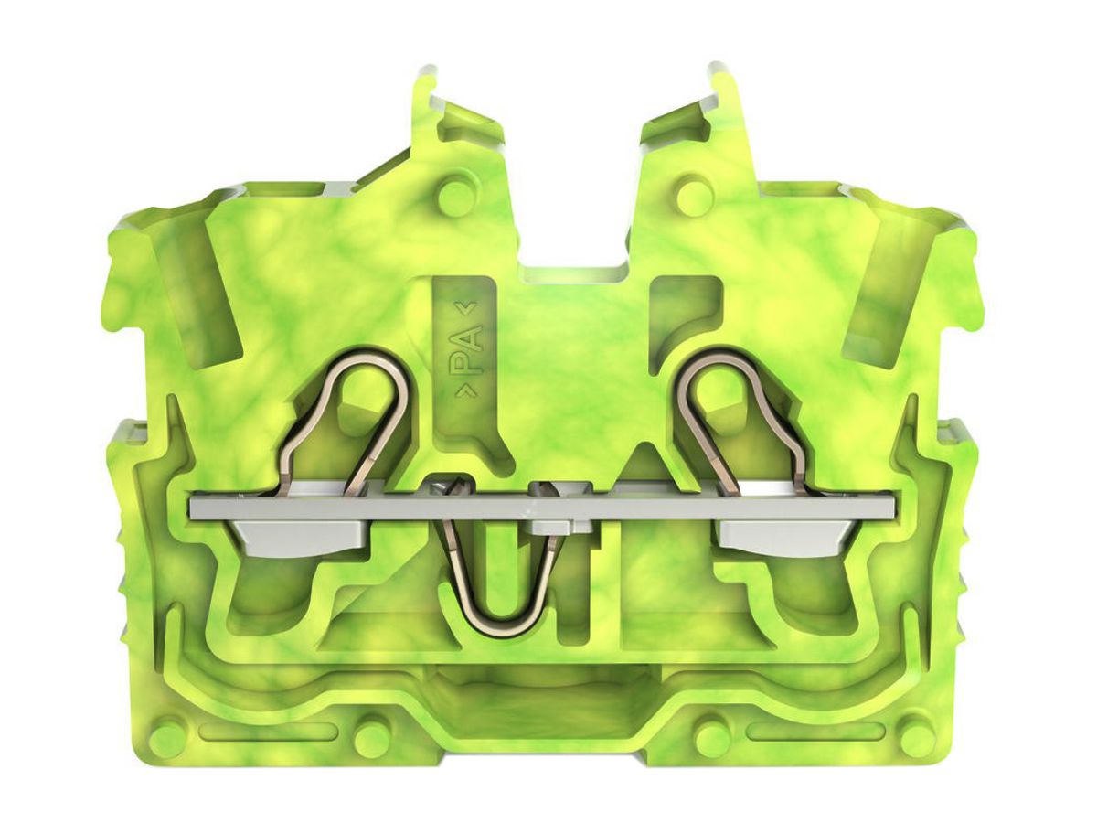 Durchgangsklemme WAGO TOPJOB-S 2050 1mm² 2L mit Endklemme grün-gelb