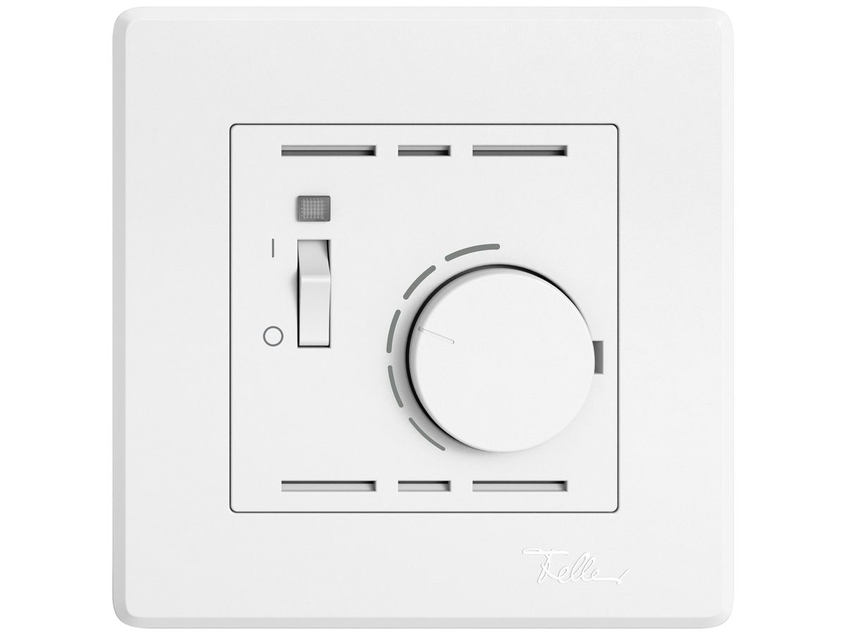 UP-Raumthermostat EDIZIO.liv SNAPFIX® m.Schalter 230VAC 50Hz ws