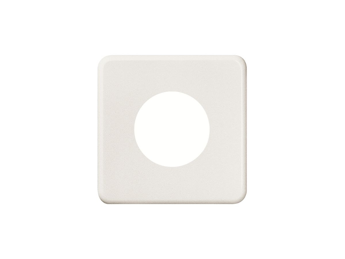 Abdeckplatte FH 1×1 43mm weiss
