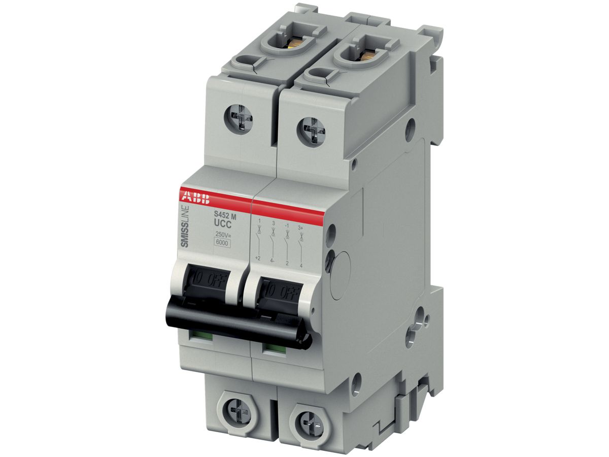 LS-Schalter SMISSLINE CLASSIC S452M-UCC 2×0.5A 220/440VDC (240/415VAC) 10kA