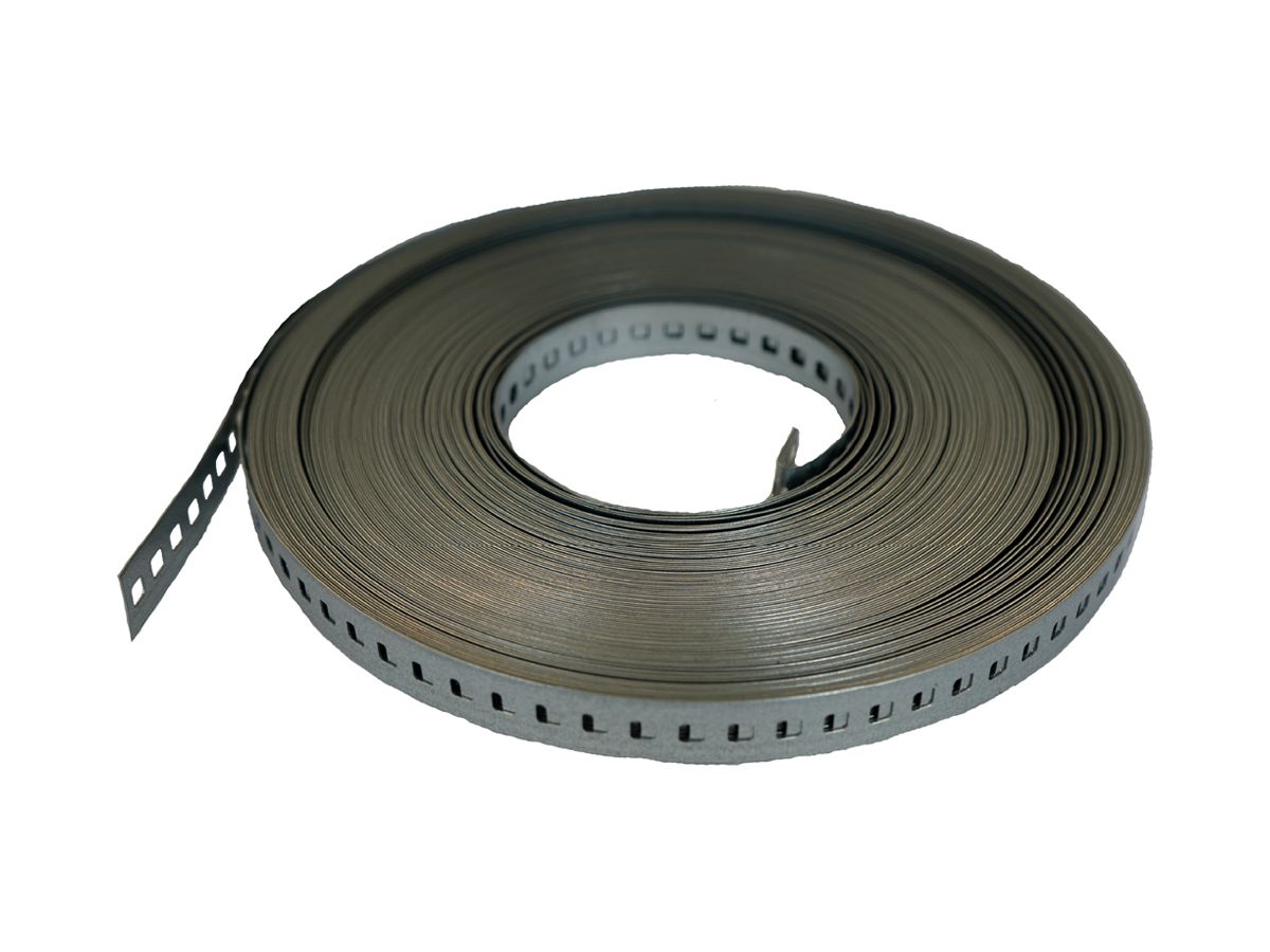Lochband Kolb R18 Stahl verzinkt 18×0.6mm 45m