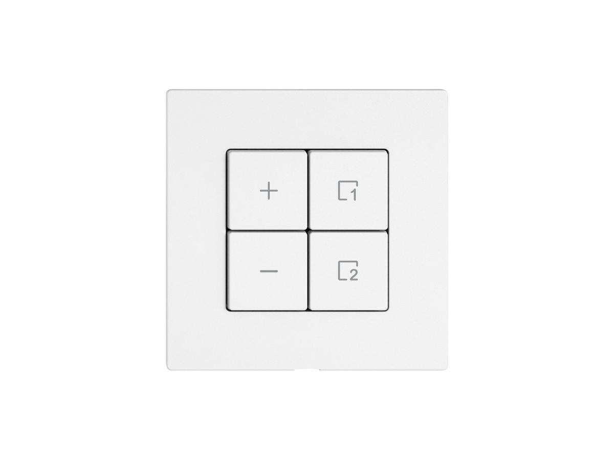 Bedienaufsatz zu Dimmer EDIZIO.liv Wiser SNAPFIX® 1K Szene WLAN 4T ws