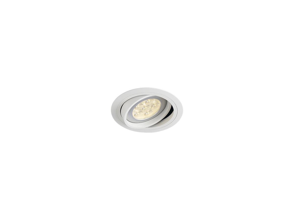 EB-Downlight SLV NEW TRIA, GU10 75W rund IP20 mattweiss