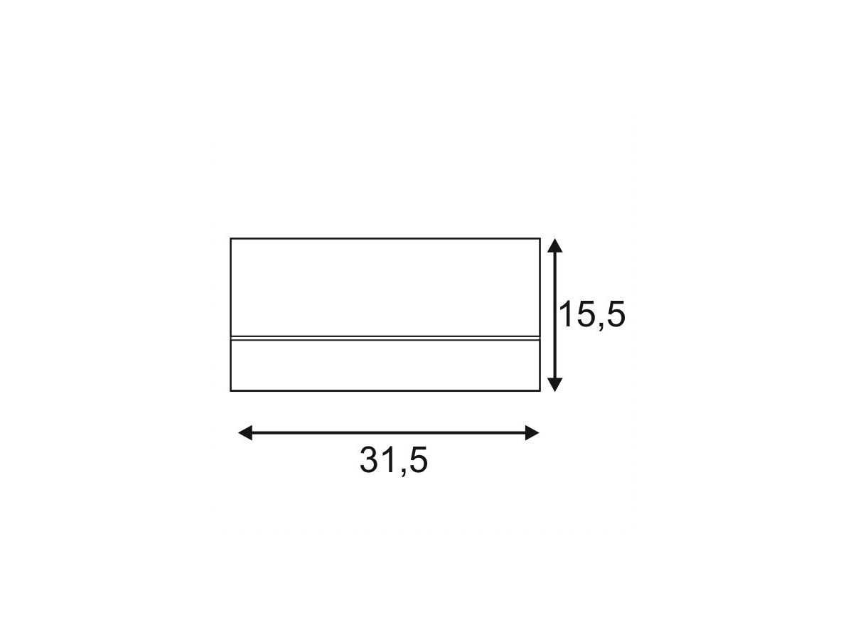 Deckenleuchte SLV KARDAMOD SURFACE, 2×GU10 75W eckig IP20 schwarz