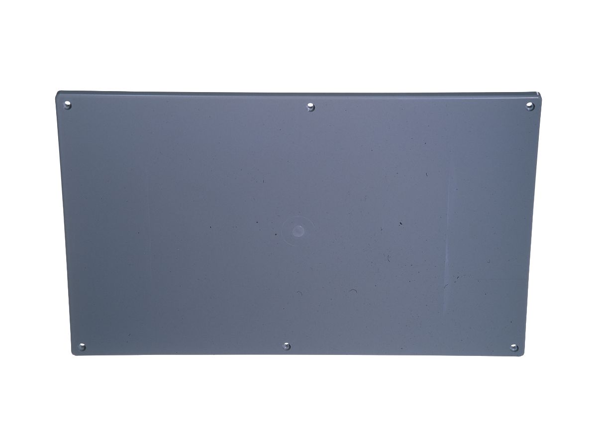 Frontplatte Georg Utz SGG 9-757-3 250×400mm Kunststoff grau