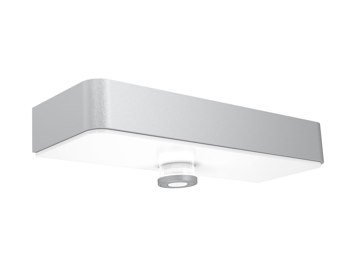 LED-Wandleuchte Steinel XSolar SOL-O Solar/Akku 1.5W 3000K 140lm IP44 silber