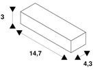 LED-Konverter SLV für NUMINOS 30W, 500…700mA, 25…42V