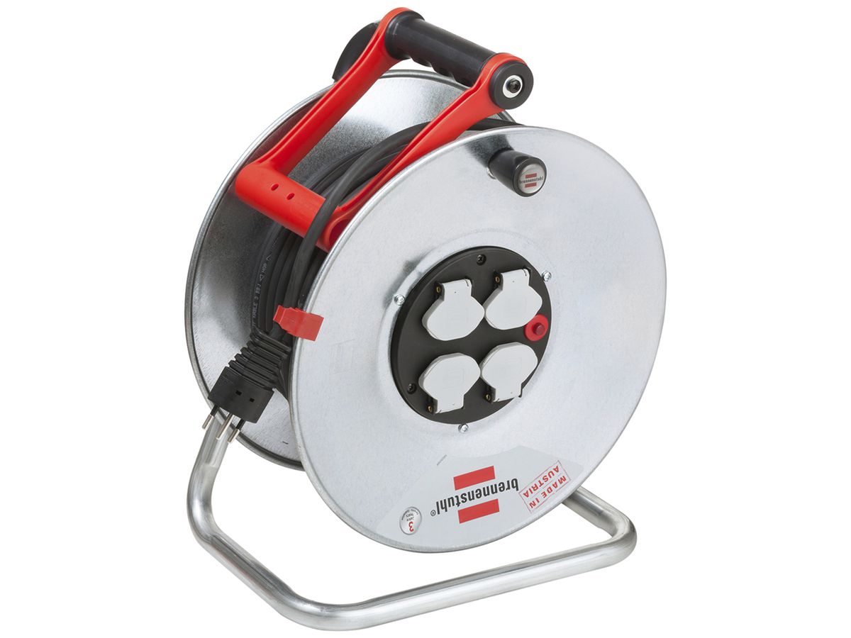 Kabelrolle Garant SK 290 Ø290mm 4×T13 50m H05RR-F 3×1.5mm² sz