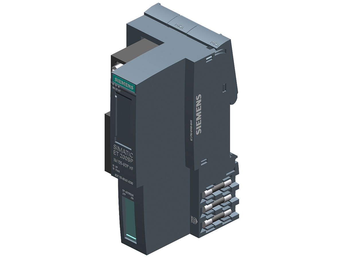 SPS-Interfacemodul Siemens SIMATIC ET200SP PROFIBUS IM155-6DP HF 3-teilig