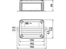 Kabelabzweigkasten Bettermann E30-E90 unbestückt 150×116×67mm or