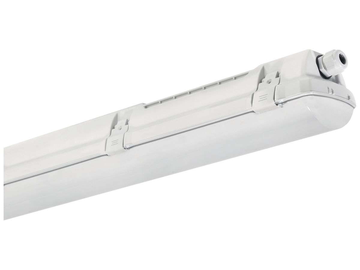 LED-Feuchtraumleuchte DOTLUX MISTRALbasic 38W 5800lm 3000K IP66 grau