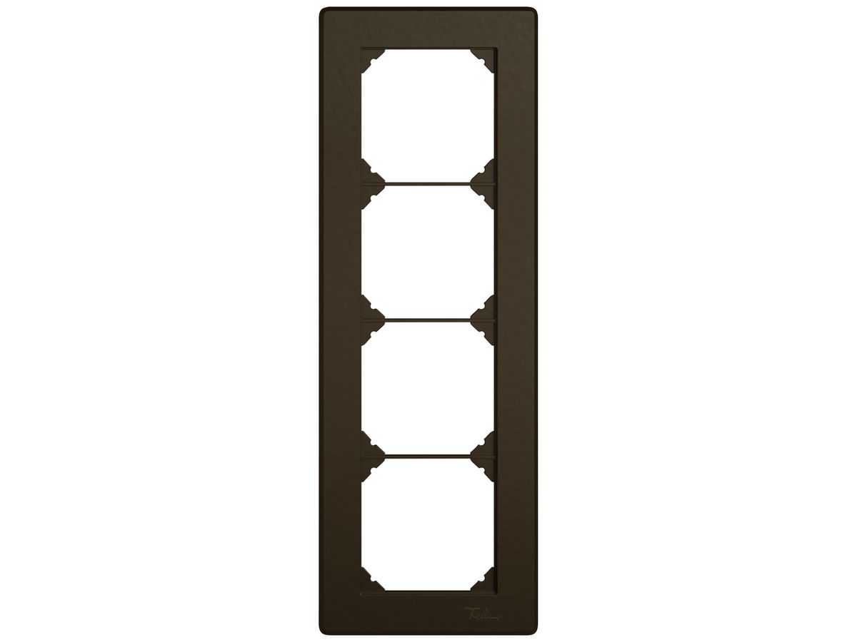 UP-Abdeckrahmen EDIZIO.liv SNAPFIX® 4×1/1×4 96×276mm br