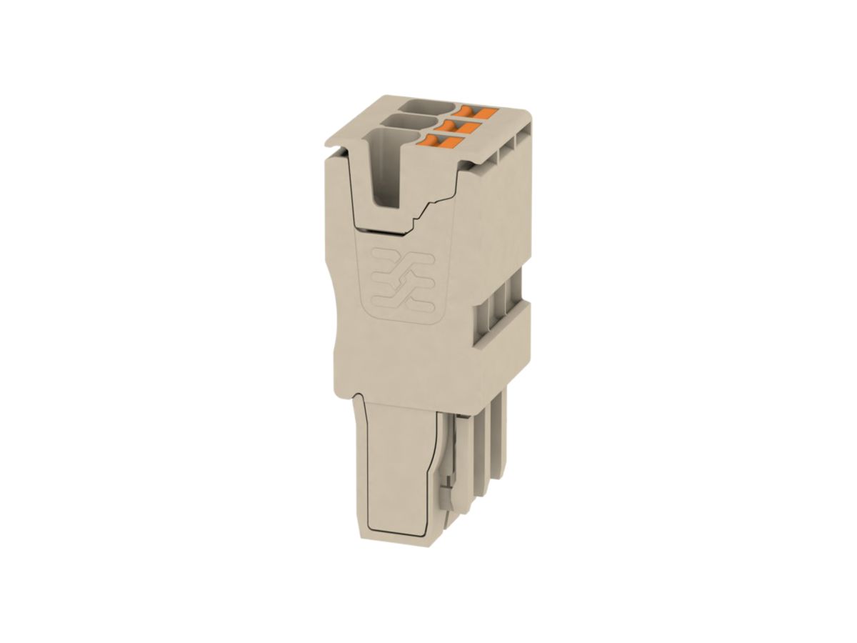 Stecker Weidmüller APG 2.5mm² 3L beige