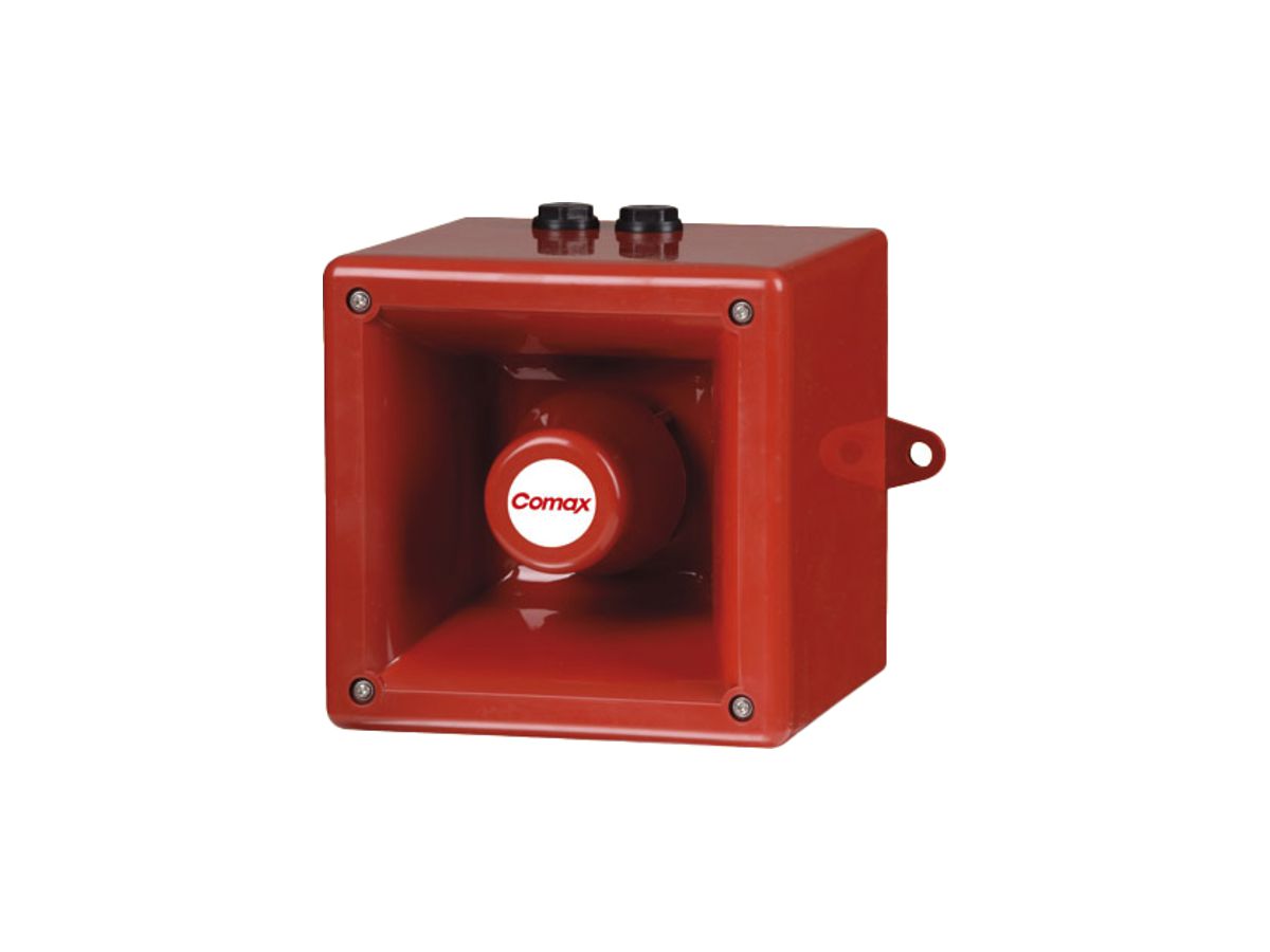 Schallgeber elektronisch A112 45 Alarmtöne 112dB rot IP66