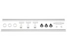 Hochvolt-Set SLV für 1-Phasen Stromschiene, 3×GU10 4.3W IP20 weiss