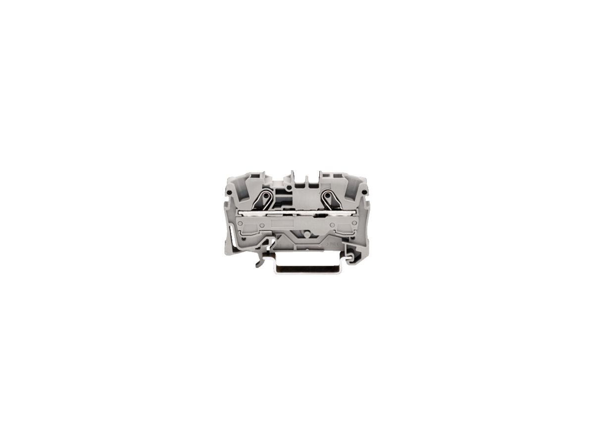 Durchgangsklemme WAGO TOPJOB-S 6mm² 2L grau Serie 2006